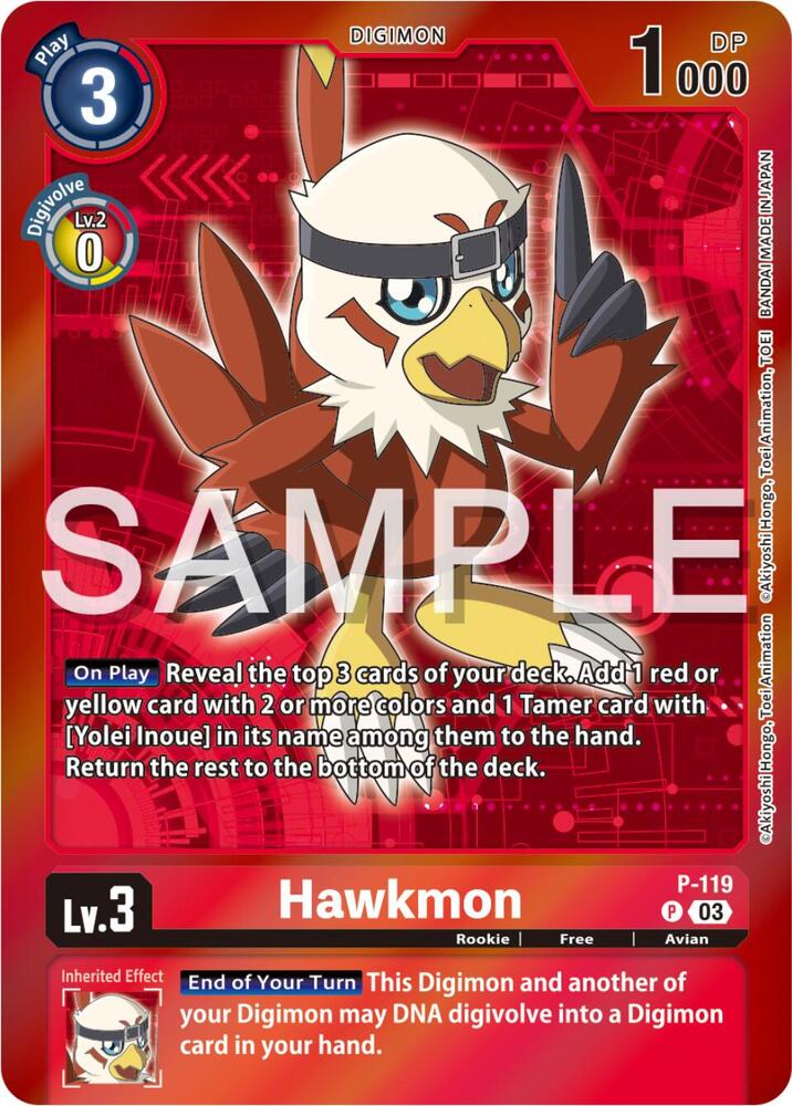 Hawkmon - P-119 (Digimon Adventure Box 2024)