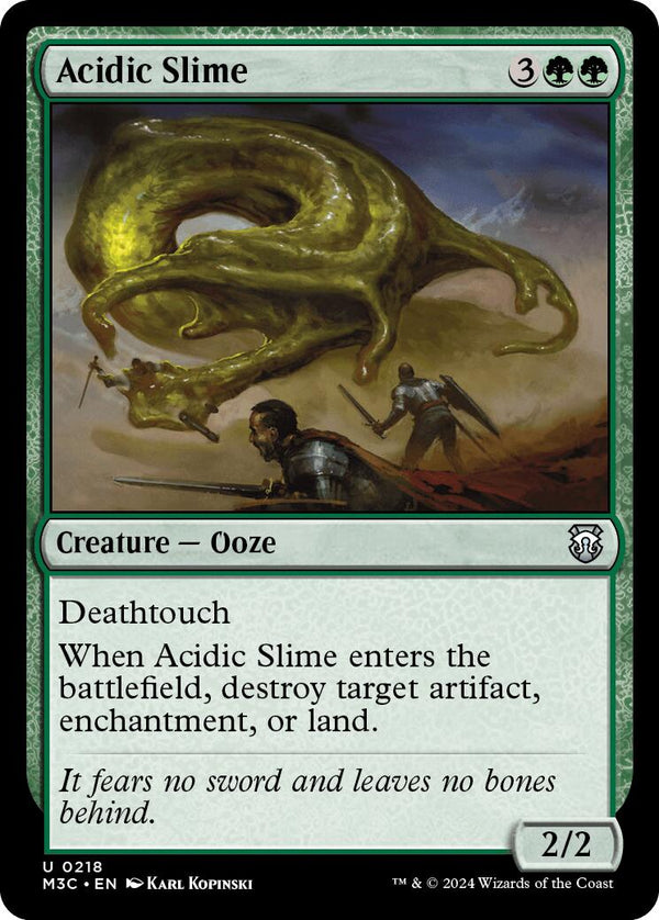 Acidic Slime [Modern Horizons 3 Commander] - Magic: The Gathering