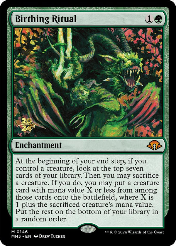 Birthing Ritual [Modern Horizons 3 Prerelease Promos] - Magic: The Gathering