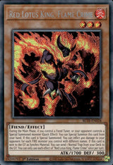 Red Lotus King, Flame Crime (BLTR-EN028) [Secret Rare] - Yu-Gi-Oh!