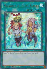 Medallion of the Ice Barrier (Alternate Art) (BLTR-EN098) [Ultra Rare] - Yu-Gi-Oh!