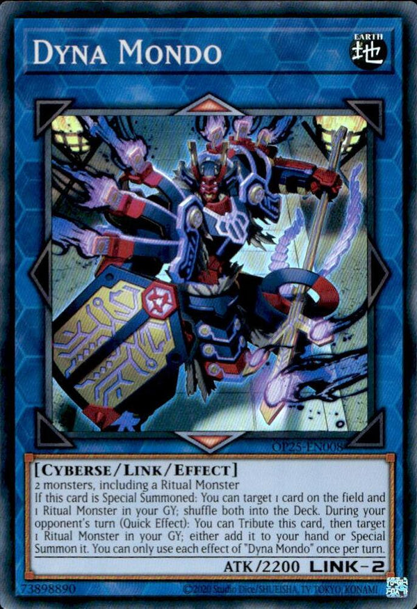 Dyna Mondo (OP25-EN008) [Super Rare] - Yu-Gi-Oh!