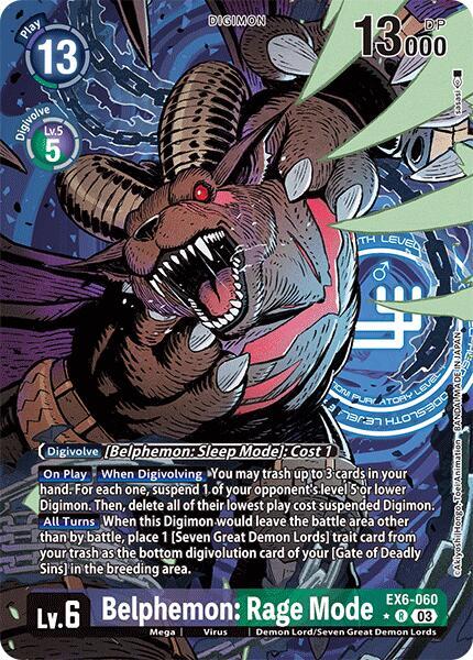 Belphemon: Rage Mode (Alternate Art)