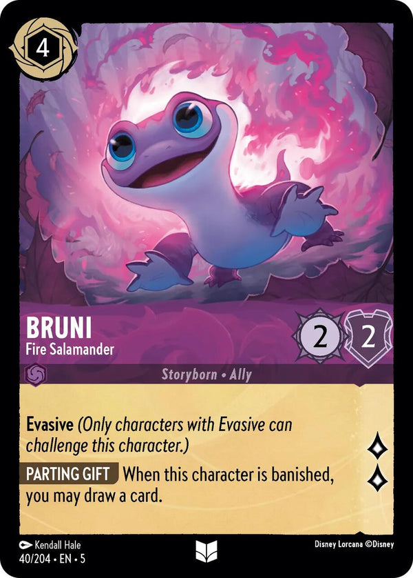Bruni - Fire Salamander (40/204) [Shimmering Skies] - Disney