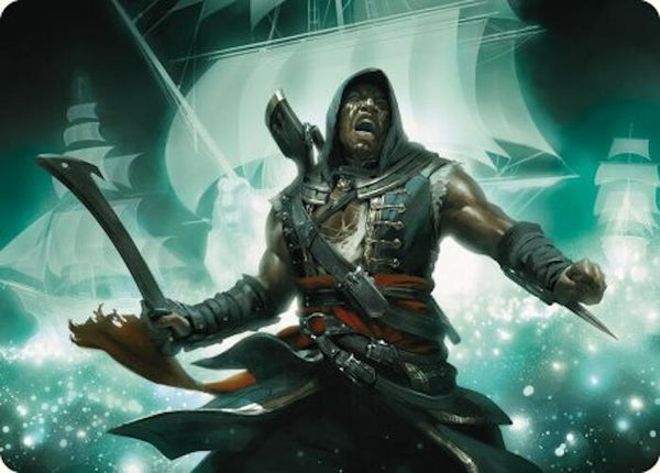 Adewale, Breaker of Chains Art Card [Assassin's Creed Art Series] - Magic: The Gathering