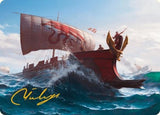 Adrestia Art Card (Gold-Stamped Signature) [Assassin's Creed Art Series] - Magic: The Gathering