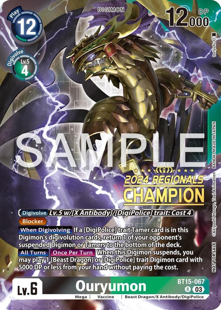 Ouryumon (2024 Regionals Champion)