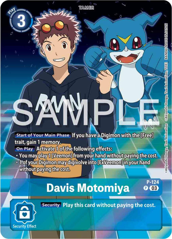 Davis Motomiya [P-124] (Digimon Adventure 02: The Beginning Set) [Promotional Cards] - Digimon