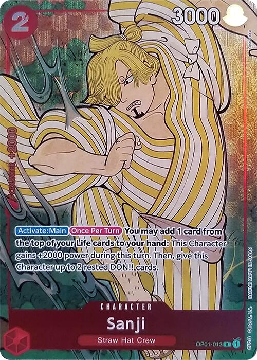 Sanji (English Version 1st Anniversary Set) [One Piece Promotion Cards] - Bandai