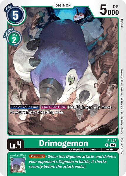 Drimogemon - P-143 (Store Tournament 2024 Jul. - Sep. Participation Pack)