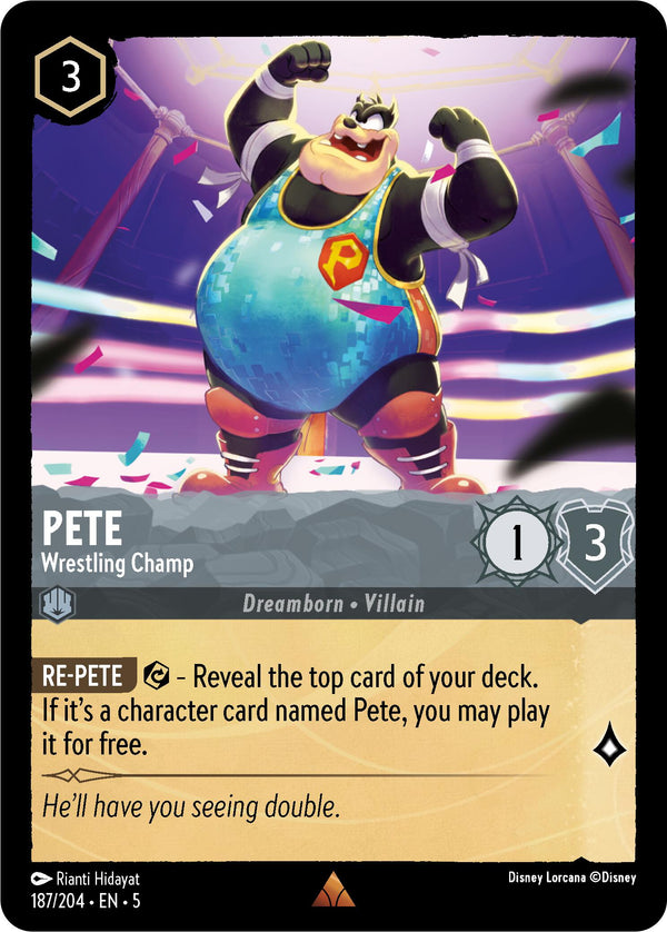 Pete - Wrestling Champ (187/204) [Shimmering Skies] - Disney