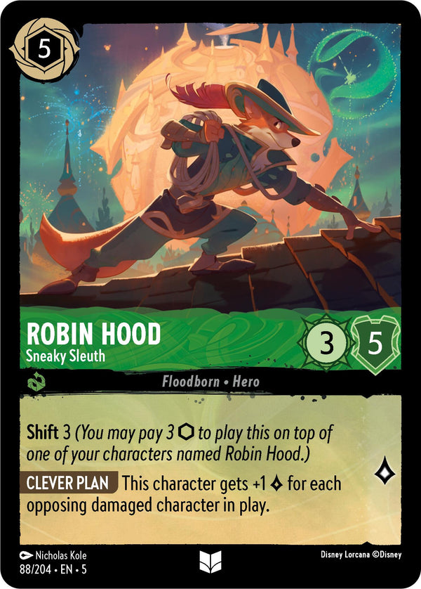 Robin Hood - Sneaky Sleuth (88/204) [Shimmering Skies] - Disney