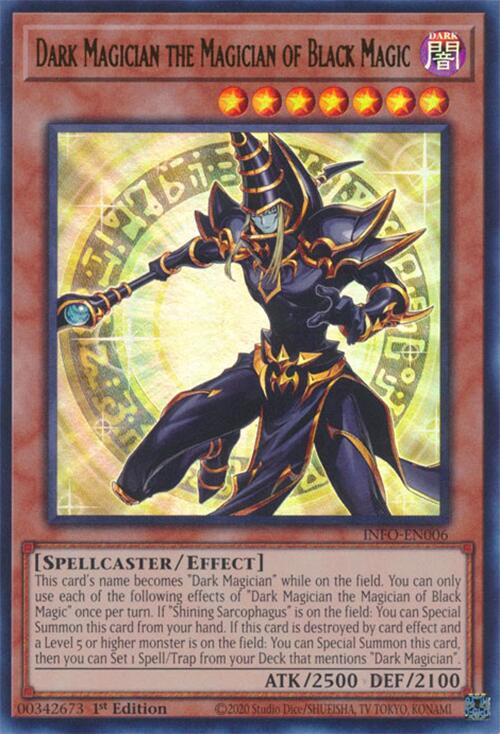Dark Magician the Magician of Black Magic [INFO-EN006] Ultra Rare - Yu-Gi-Oh!