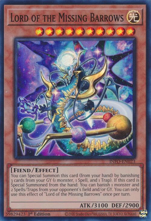 Lord of the Missing Barrows [INFO-EN023] Super Rare - Yu-Gi-Oh!