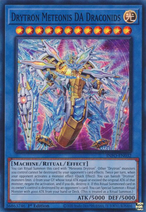 Drytron Meteonis DA Draconids [INFO-EN032] Super Rare - Yu-Gi-Oh!