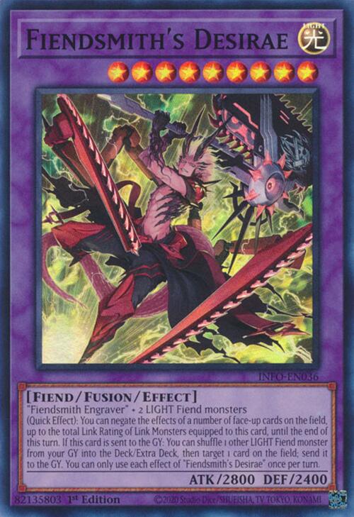 Fiendsmith's Desirae [INFO-EN036] Super Rare - Yu-Gi-Oh!