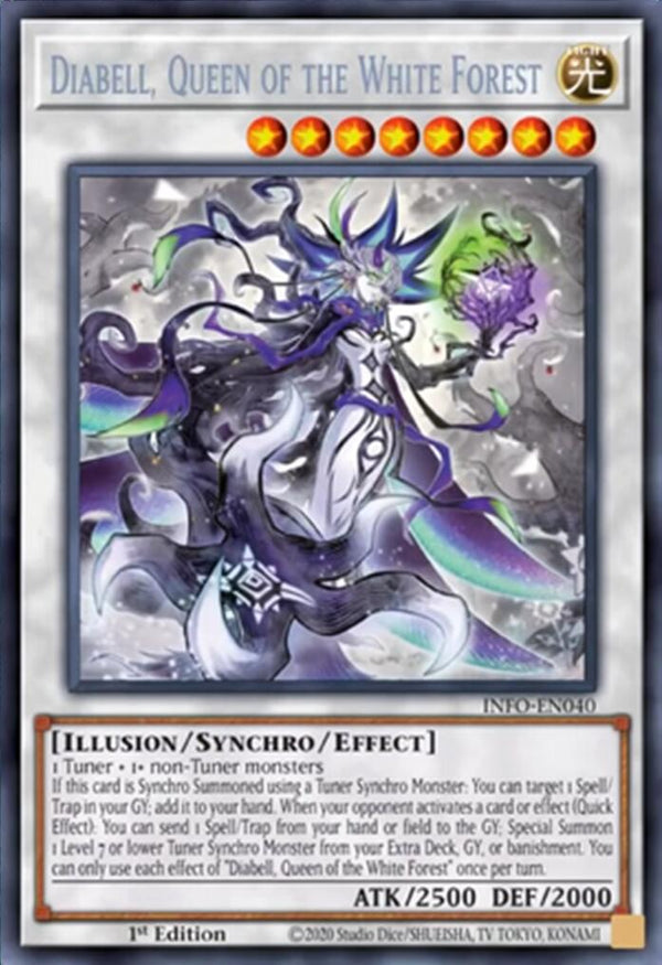 Diabell, Queen of the White Forest [INFO-EN040] Secret Rare - Yu-Gi-Oh!