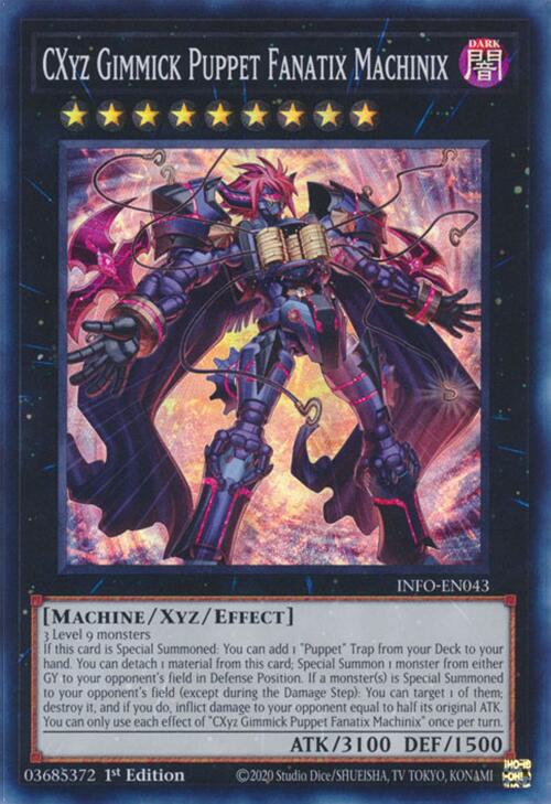 CXyz Gimmick Puppet Fanatix Machinix [INFO-EN043] Super Rare - Yu-Gi-Oh!