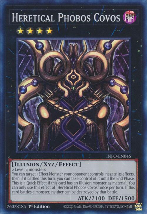 Heretical Phobos Covos [INFO-EN045] Super Rare - Yu-Gi-Oh!