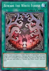 Beware the White Forest (INFO-EN059) [Super Rare] - Yu-Gi-Oh!