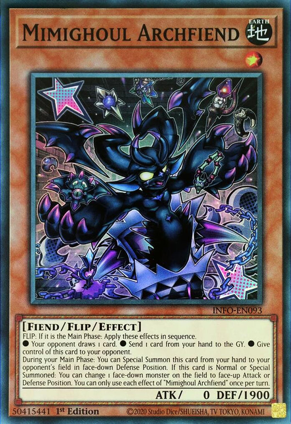 Mimighoul Archfiend [INFO-EN093] Super Rare - Yu-Gi-Oh!