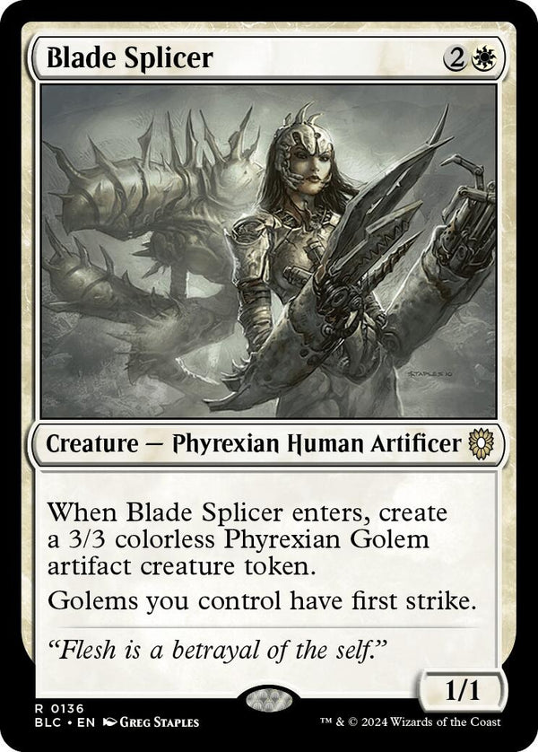 Blade Splicer [Bloomburrow Commander] - Magic: The Gathering