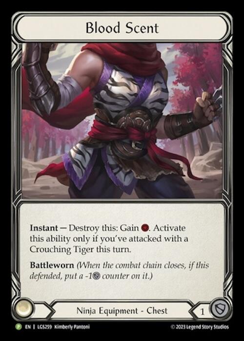 Blood Scent [LGS259] (Promo)  Cold Foil - Flesh And Blood