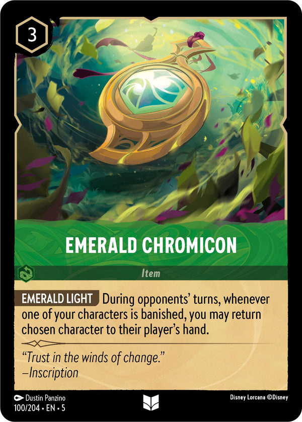 Emerald Chromicon (100/204) [Shimmering Skies] - Disney