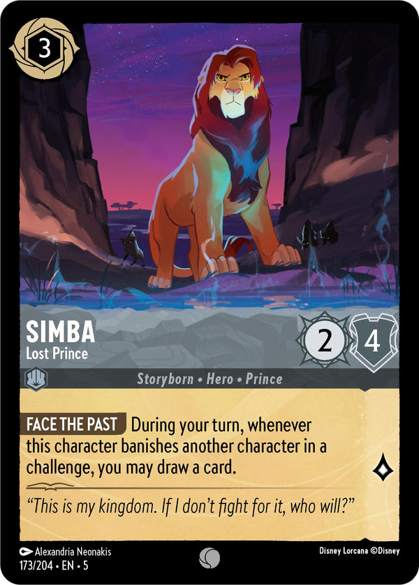 Simba - Lost Prince (173/204) [Shimmering Skies] - Disney