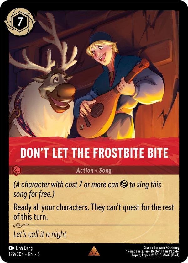 Don't Let the Frostbite Bite (129/204) [Shimmering Skies] - Disney