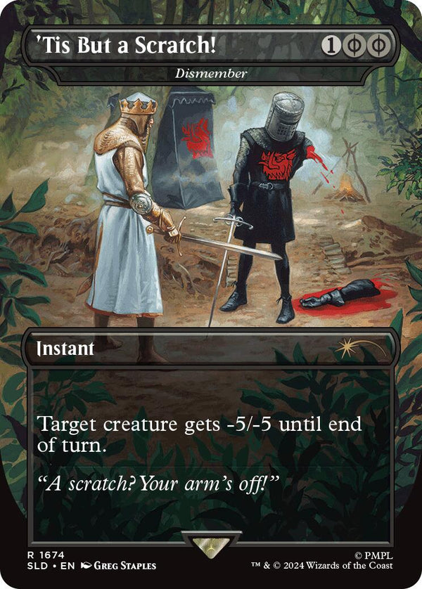 'Tis But a Scratch! - Dismember [Secret Lair Drop Series] - Magic: The Gathering