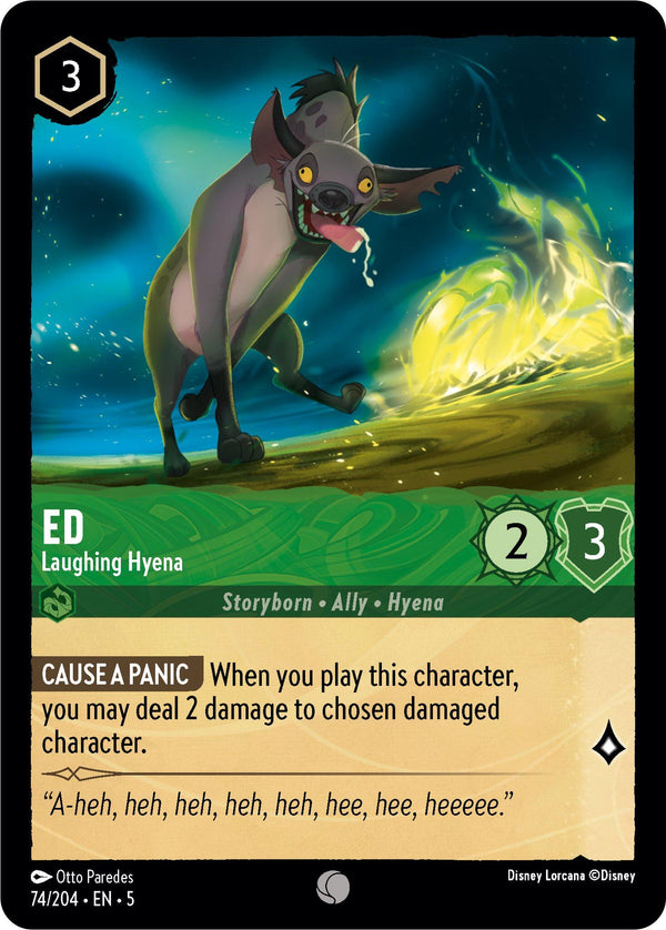 Ed - Laughing Hyena (74/204) [Shimmering Skies] - Disney
