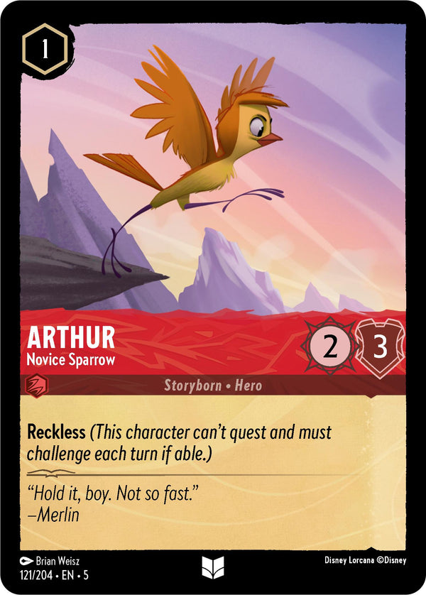 Arthur - Novice Sparrow (121/204) [Shimmering Skies] - Disney