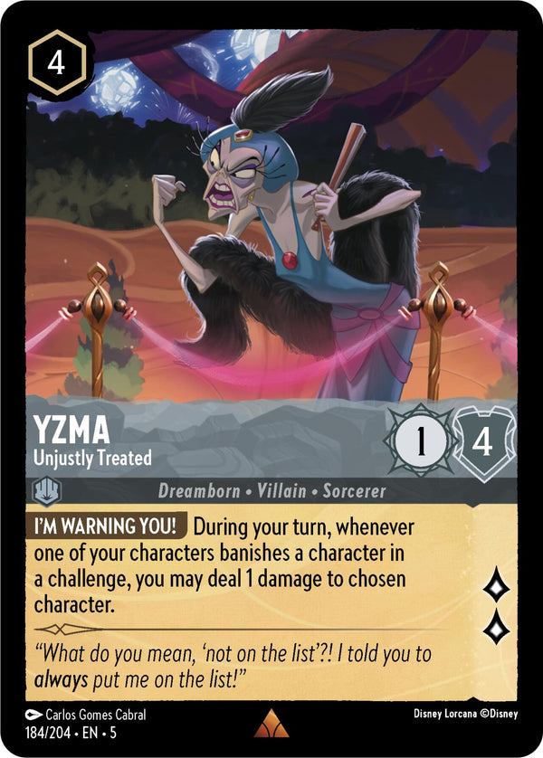 Yzma - Unjustly Treated (184/204) [Shimmering Skies] - Disney