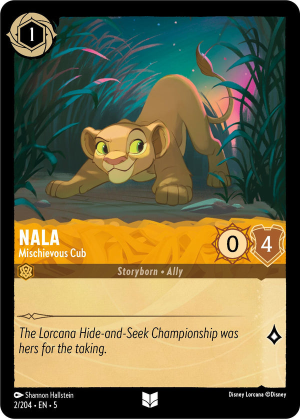 Nala - Mischievous Cub (2/204) [Shimmering Skies] - Disney
