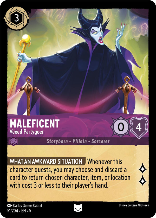 Maleficent - Vexed Partygoer (51/204) [Shimmering Skies] - Disney