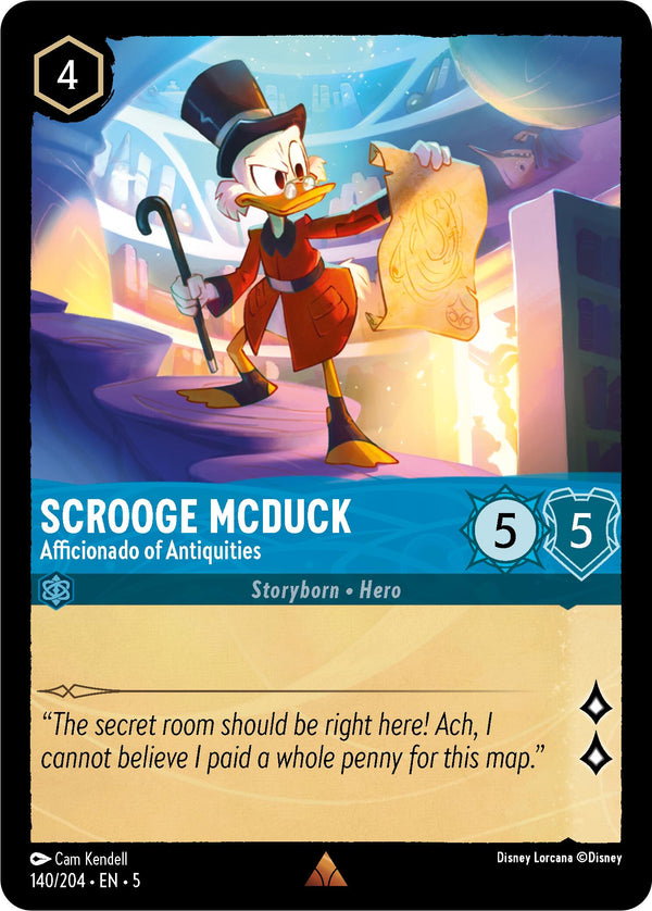 Scrooge McDuck - Afficionado of Antiquities (140/204) [Shimmering Skies] - Disney