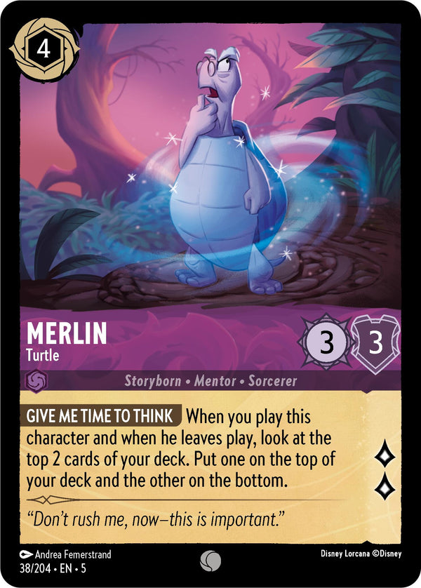Merlin - Turtle (38/204) [Shimmering Skies] - Disney