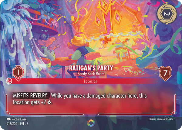 Ratigan's Party - Seedy Back Room (Enchanted) (216/204) [Shimmering Skies] - Disney