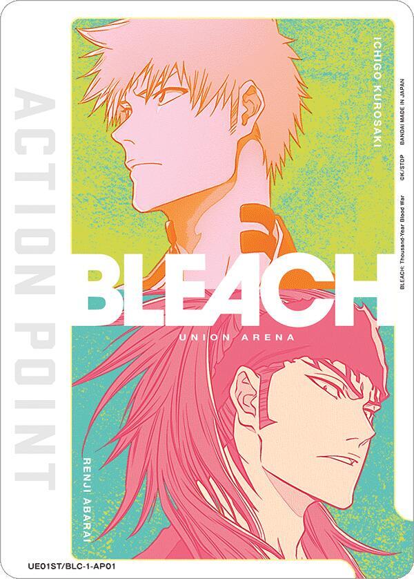 Action Point Card (AP01) (Ichigo Kurosaki/Renji Abarai) - Union Arena