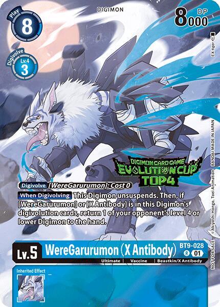 WereGarurumon (X Antibody) (August 2024 Evolution Cup Top 4)