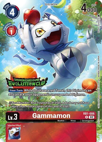 Gammamon - RB1-006 (August 2024 Evolution Cup Participant)
