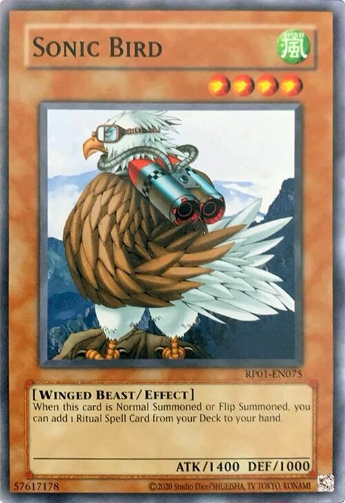 Sonic Bird [RP01-EN075] Common