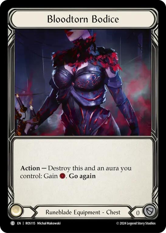 Bloodtorn Bodice [ROS115] (Rosetta)  Cold Foil - Flesh And Blood