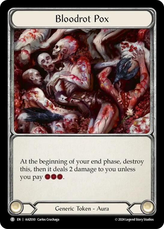 Bloodrot Pox // Frailty [AAZ030 // AAZ031] (Armory Deck: Azalea) - Flesh And Blood