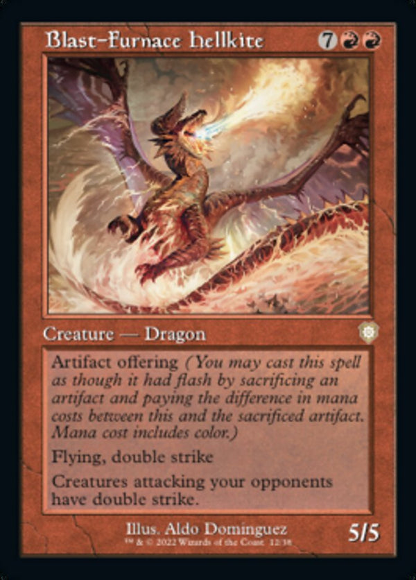 Blast-Furnace Hellkite (Retro) [The Brothers' War Commander] - Magic: The Gathering