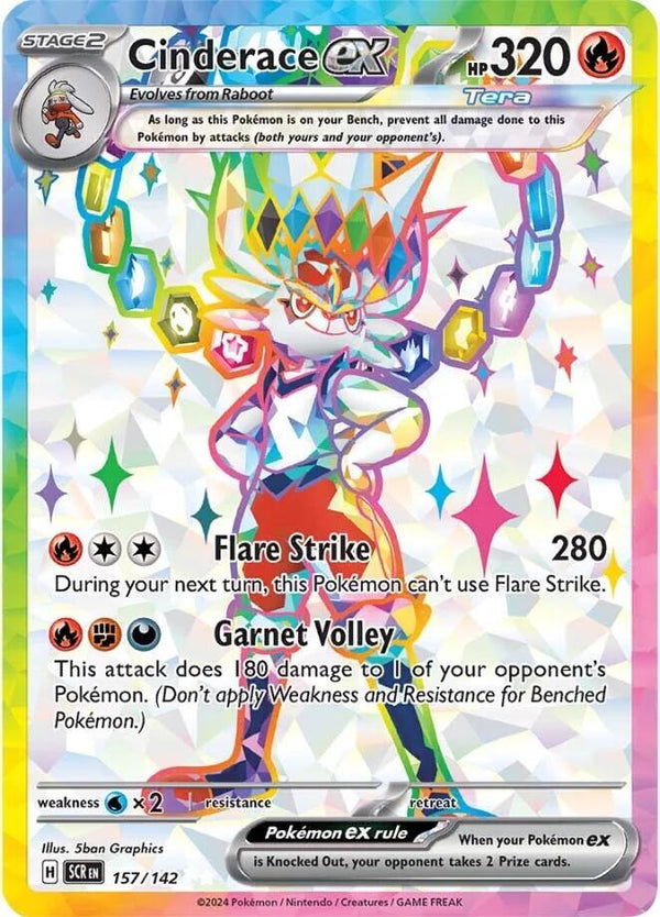 Cinderace ex - 157/142 - Pokémon