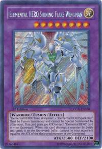 Elemental HERO Shining Flare Wingman (LCGX-EN050) [Secret Rare] - Yu-Gi-Oh!