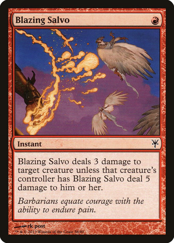 Blazing Salvo [Duel Decks: Sorin vs. Tibalt] - Magic: The Gathering