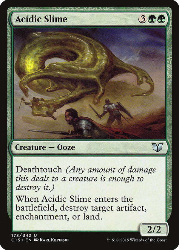 Acidic Slime [Commander 2015] - Magic: The Gathering